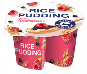 Rice porridge with berries